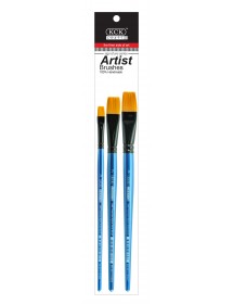 KCK PREMIUM NYLON SHORT HANDLE ARTIST BRUSH - BR SH02